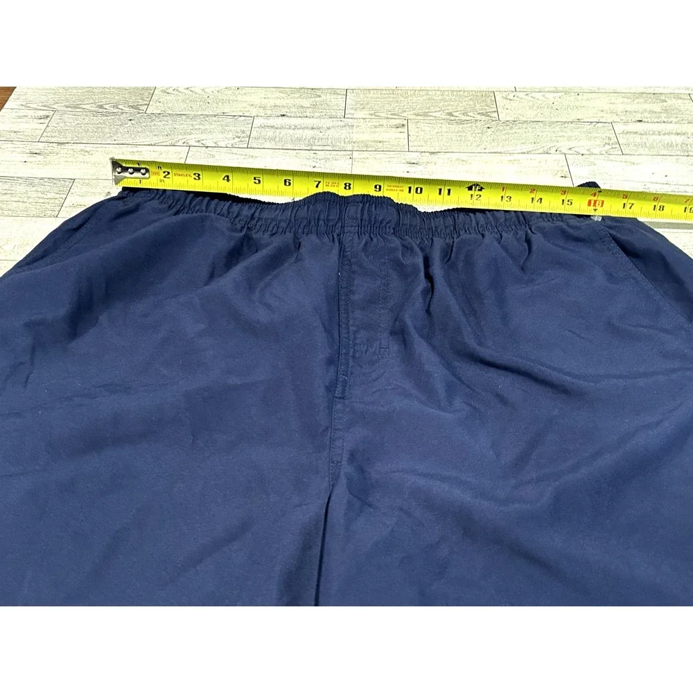 Vintage Nike Shorts Mens Navy Blue White Swoosh Embroidered Spell Out Nike‎ XXL